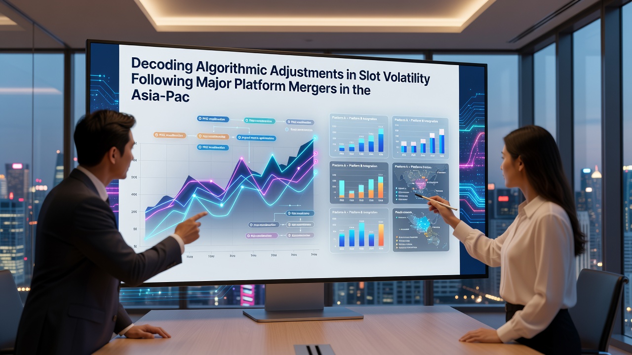 Data visualization of slot volatility adjustments after Asia-Pacific mergers