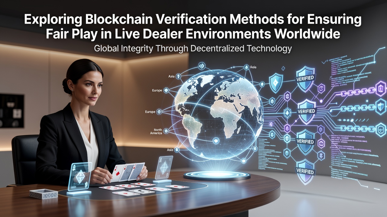 Blockchain verification systems monitoring live dealer table operations across international casino platforms