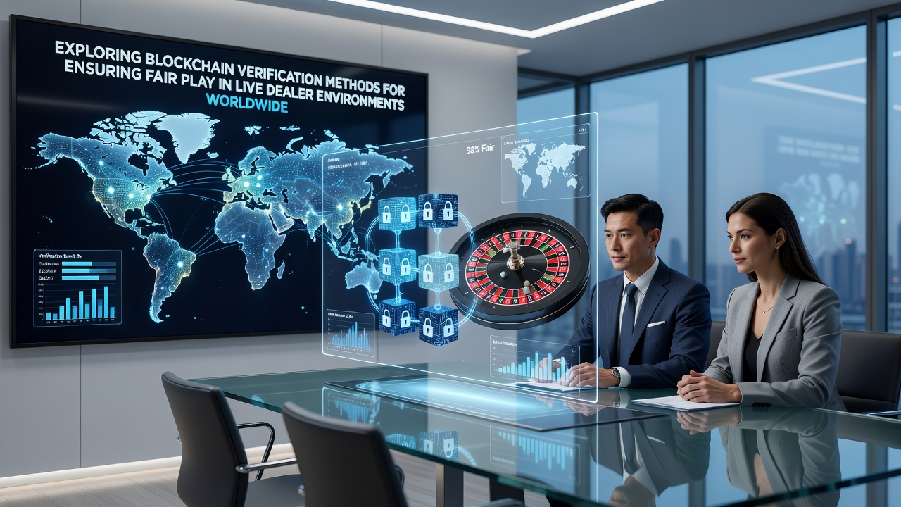 Players reviewing on-chain verification data from live dealer sessions via secure digital interfaces